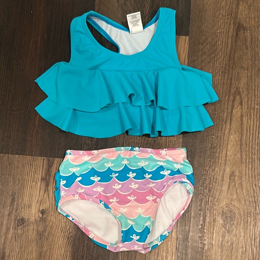 5 for $20 || ruffle butts mermaid two piece tankini 3T